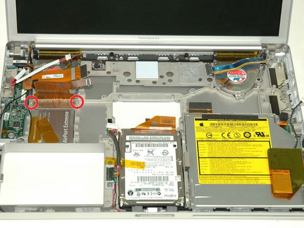 PowerBook G4 Aluminum 15" 1.5-1.67 GHz Airport Extreme Card Replacement: step 30, image 1 of 1