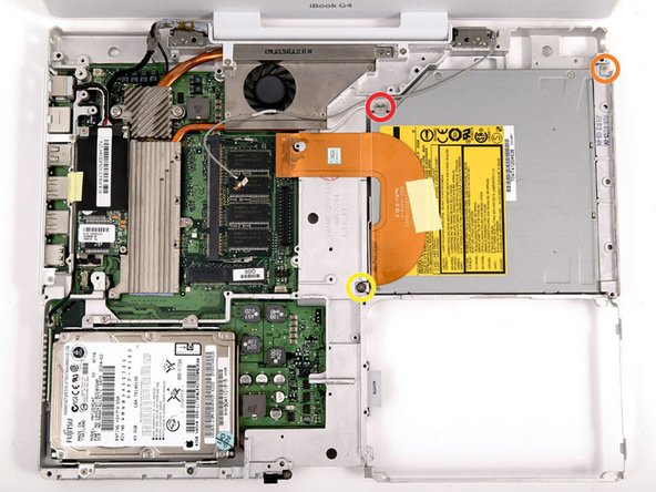 iBook G4 14" 933 MHz-1.33 GHz Optical Drive Replacement: step 35, image 1 of 1