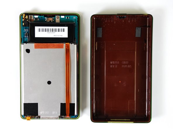 Microsoft Zune 30 GB Back Case Replacement: step 3, image 2 of 2