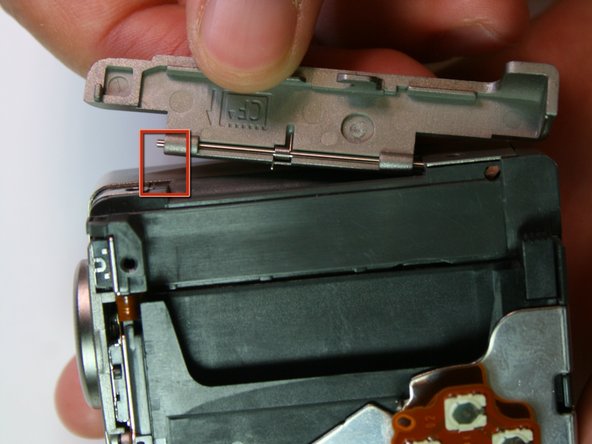 Canon Powershot S200 Screen Replacement: step 10, image 2 of 2