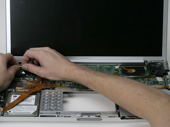 PowerBook G4 Aluminum 17" 1-1.67 GHz PC Card Cage Replacement: step 16, image 1 of 1