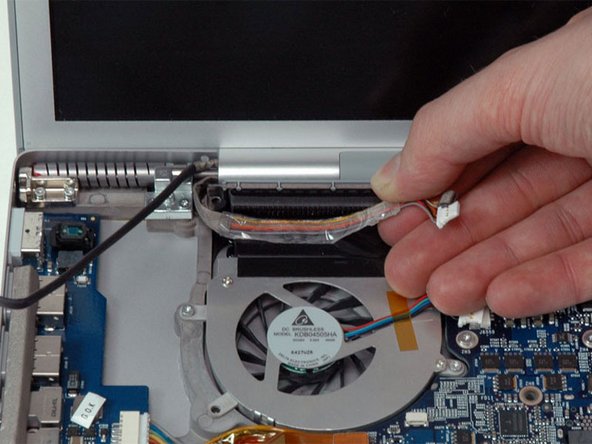 MacBook Pro 17" Models A1151 A1212 A1229 and A1261 Left Fan Replacement: step 18, image 1 of 1