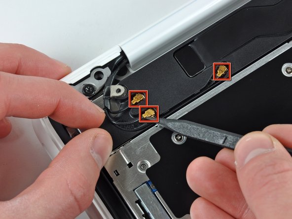 MacBook Unibody Model A1342 Rear Display Bezel Replacement: step 8, image 1 of 2