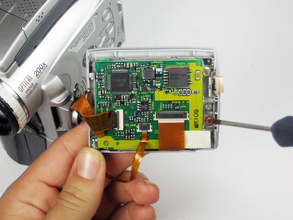 Canon Optura 100MC LCD Screen and Glass Screen Replacement: step 10, image 1 of 1