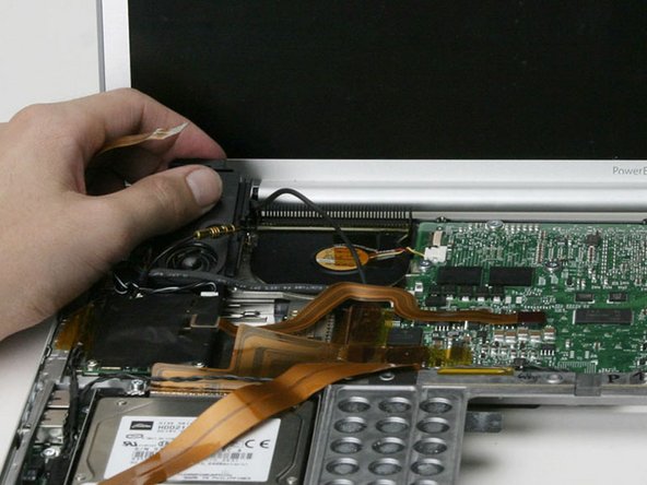 PowerBook G4 Aluminum 17" 1-1.67 GHz DC-In Board Replacement: step 18, image 1 of 1