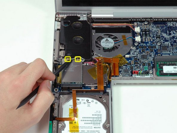 MacBook Pro 17" Models A1151 A1212 A1229 and A1261 Left Fan Replacement: step 11, image 1 of 3