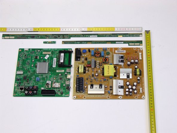 Philips 40PFK4509/12 TV set, Removal of Printed Circuit Boards (PCB): step 2, image 3 of 3