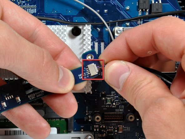 iMac Intel 17" IR Board Replacement: step 9, image 1 of 1