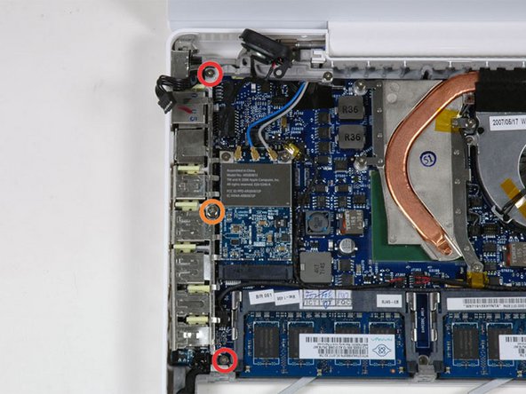 MacBook Core 2 Duo Left I/O Frame Replacement: step 15, image 1 of 1