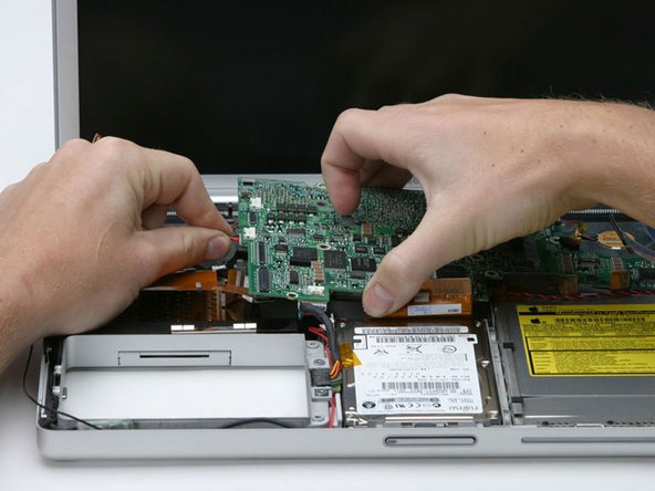 PowerBook G4 Aluminum 15" 1-1.5 GHz Right USB Board Replacement: step 23, image 1 of 1