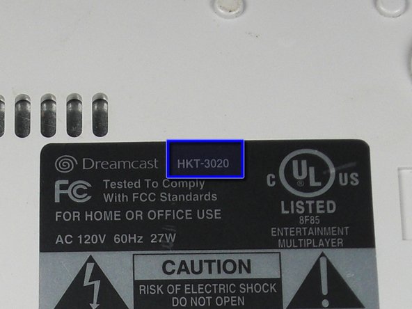 Sega Dreamcast Top Cover Replacement, Sega Dreamcast Top Cover Replacement: step 1, image 2 of 2