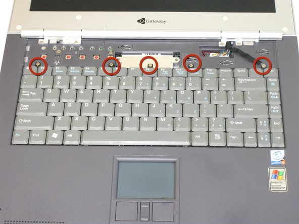 Gateway 600YG2 Keyboard Replacement: step 4, image 1 of 1