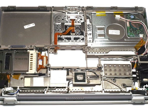 PowerBook G4 Titanium DVI PC Card Cage Replacement: step 29, image 1 of 1