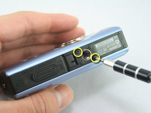 Disassembling Canon PowerShot SD1100 IS AV port and Logic board: step 2, image 3 of 3