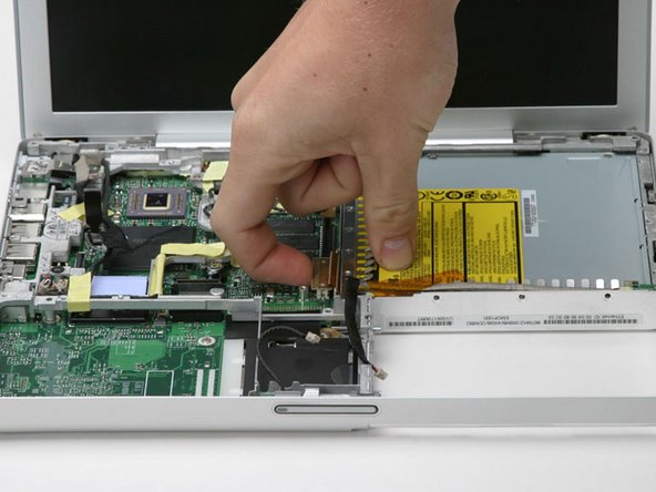 PowerBook G4 Aluminum 12" 867 MHz Front Display Bezel Replacement: step 44, image 1 of 1