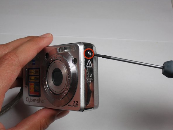 Sony Cyber-shot DSC-W55 Front Case Replacement: step 4, image 1 of 2