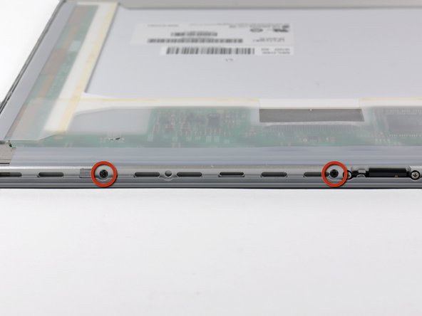 PowerBook G4 Aluminum 17" 1-1.67 GHz Front Display Bezel Replacement: step 44, image 1 of 2