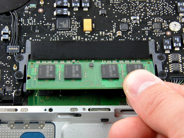 MacBook Unibody Model A1278 RAM Replacement: step 7, image 1 of 1