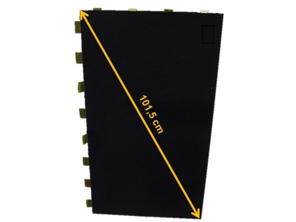 Philips 40PFK4509/12 TV set, Removal of Liquid Crystal Display (LCD): step 4, image 3 of 3