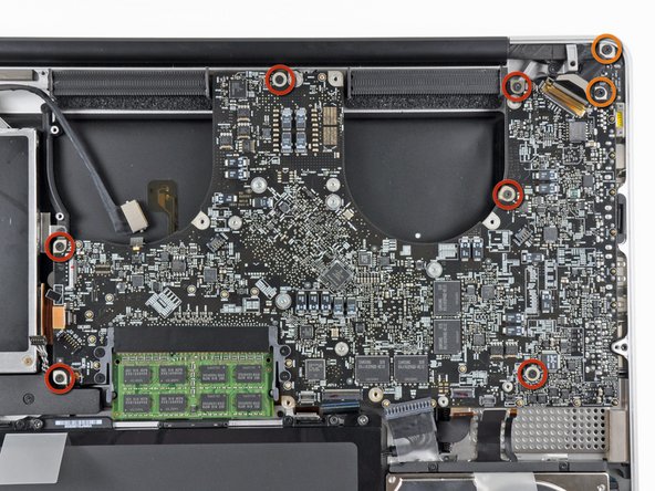 MacBook Pro 17" Unibody Upper Case Replacement: step 22, image 1 of 1