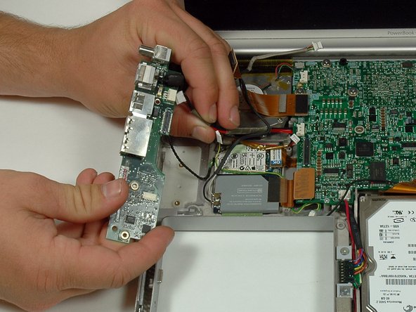PowerBook G4 Aluminum 15" 1.67 GHz DC & Sound Card Replacement: step 19, image 1 of 1