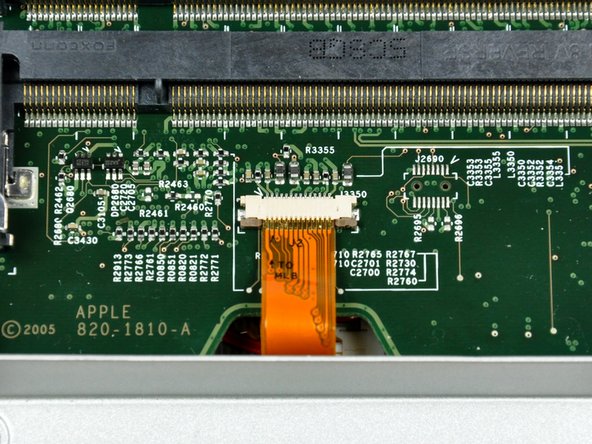 PowerBook G4 Aluminum 17" 1.67 GHz (High-Res) Sound Card Replacement: step 5, image 1 of 2