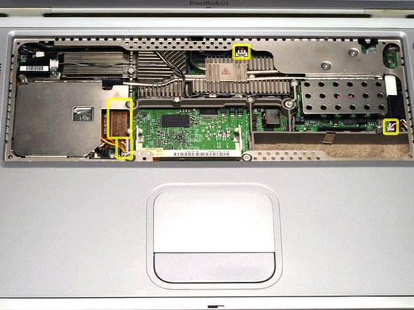 PowerBook G4 Titanium DVI PC Card Cage Replacement: step 21, image 1 of 1