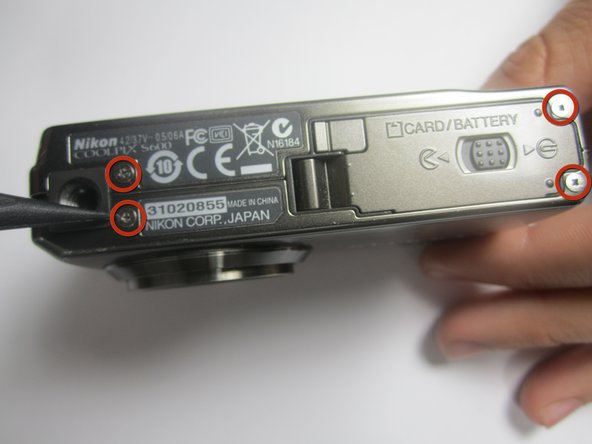 Nikon CoolPix S600 LCD Replacement: step 3, image 1 of 1