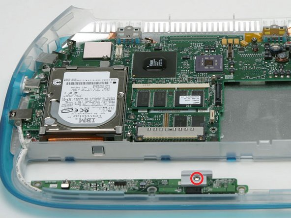 iBook G3 Clamshell Charger Board Replacement: step 34, image 1 of 1