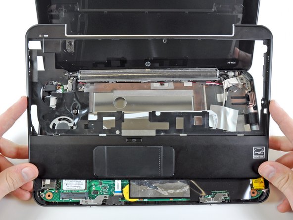 HP Mini 1000 Front Display Bezel Replacement: step 16, image 1 of 1