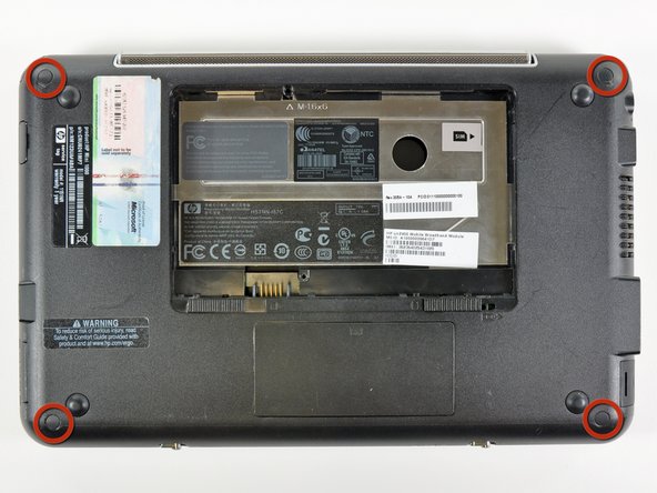 HP Mini 1000 Front Display Bezel Replacement: step 11, image 1 of 1