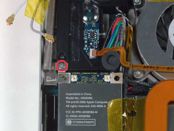 MacBook Pro 15" Core Duo Model A1150 Speakers Replacement: step 19, image 1 of 1