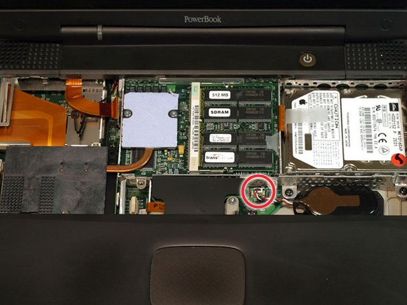 PowerBook G3 Pismo I/O EMI Shield Replacement: step 8, image 1 of 1