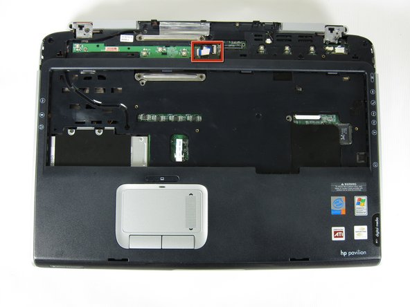 HP Pavilion zd8000 Base Fans Replacement: step 27, image 1 of 3