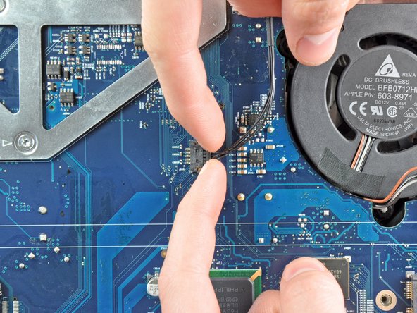 iMac Intel 24" EMC 2111 Hard Drive Fan Replacement: step 21, image 1 of 1