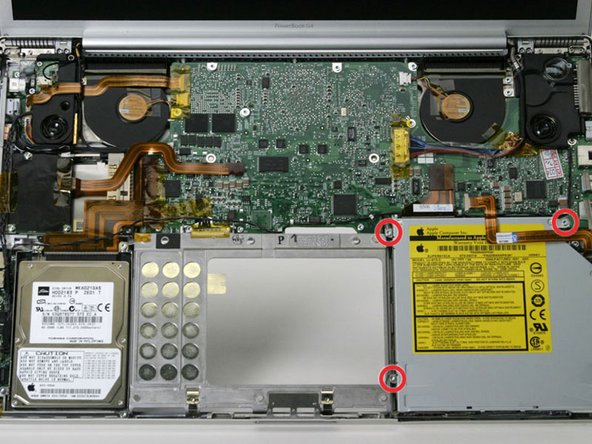 PowerBook G4 Aluminum 17" 1-1.67 GHz Logic Board Replacement: step 12, image 1 of 1