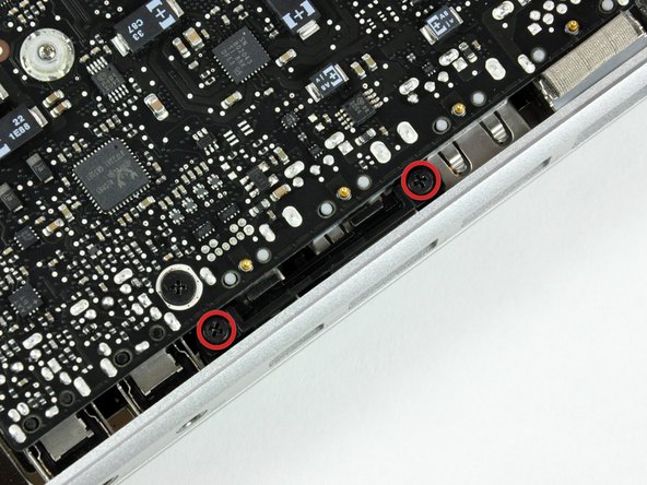 MacBook Unibody Model A1278 Left Speaker Replacement: step 24, image 1 of 2