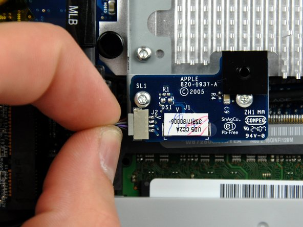 iMac Intel 20" EMC 2105 and 2118 IR Board Replacement: step 10, image 1 of 1