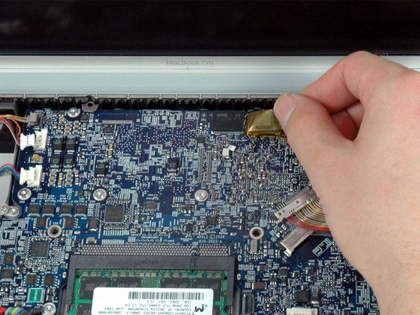 MacBook Pro 17" Models A1151 A1212 A1229 and A1261 Right Speaker Replacement: step 17, image 1 of 1