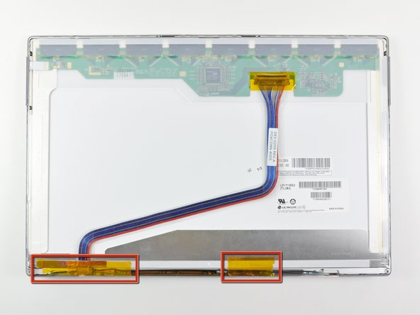 PowerBook G4 Aluminum 17" 1.67 GHz (High-Res) Display Data Cable Replacement: step 43, image 1 of 1