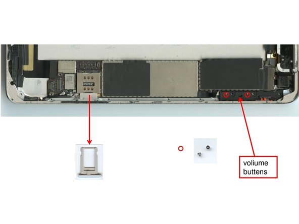 Apple iPad Mini, Removal of SD Slot and Volume Buttons: step 6, image 1 of 1
