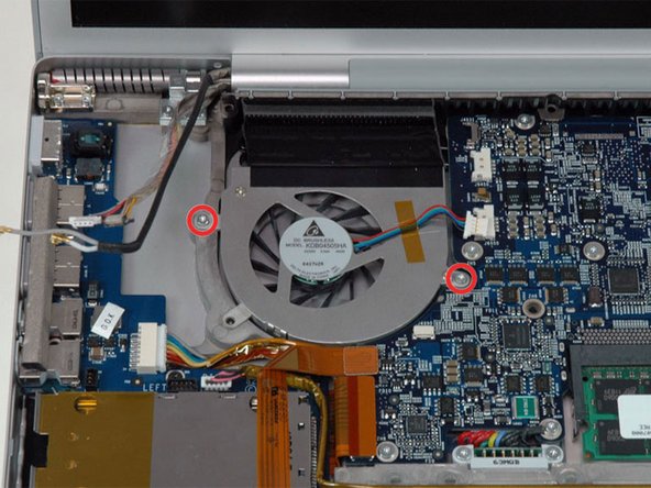 MacBook Pro 17" Models A1151 A1212 A1229 and A1261 Left Fan Replacement: step 19, image 1 of 1