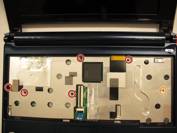 Acer Aspire One ZG5 Fan Replacement: step 17, image 1 of 2