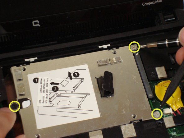 Disassembling Compaq Mini 110 Wireless Module: step 9, image 1 of 1