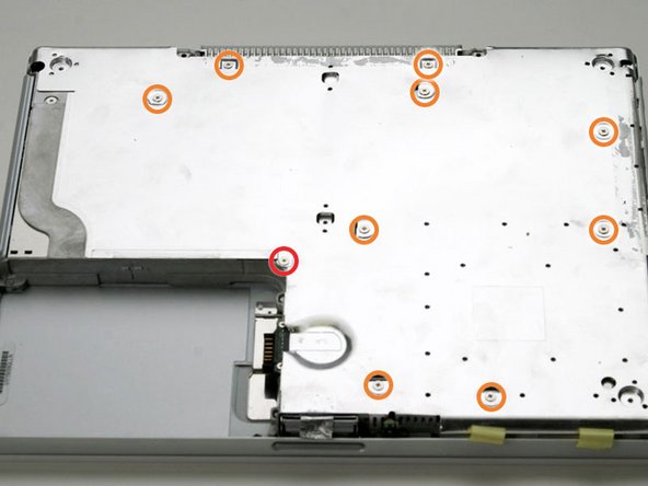 iBook G3 14" Bottom Shield Replacement: step 14, image 1 of 1