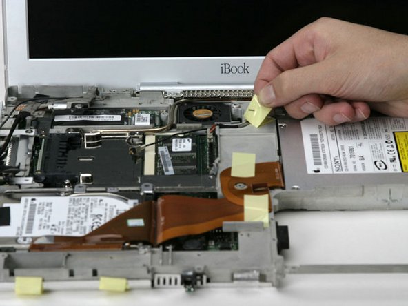 iBook G3 14" Clutch Cover Replacement: step 36, image 1 of 1