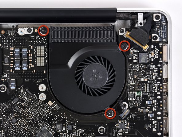 MacBook Pro 15" Unibody Mid 2009 Left Fan Replacement: step 4, image 1 of 2