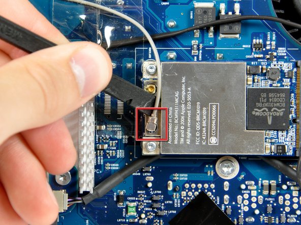 iMac Intel 17" Optical Drive Fan Replacement: step 19, image 1 of 1