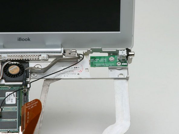 iBook G3 12" DC-In Board Replacement: step 48, image 1 of 1