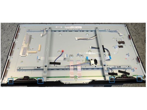 LG 24PN450B TV set, Removal of Speakers: step 3, image 1 of 1